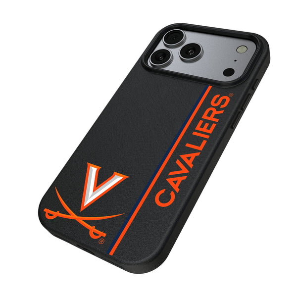 University of Virginia Cavaliers Sidebar iPhone MagSafe Compatible Phone Case for Apple iPhone Iso.Jpg