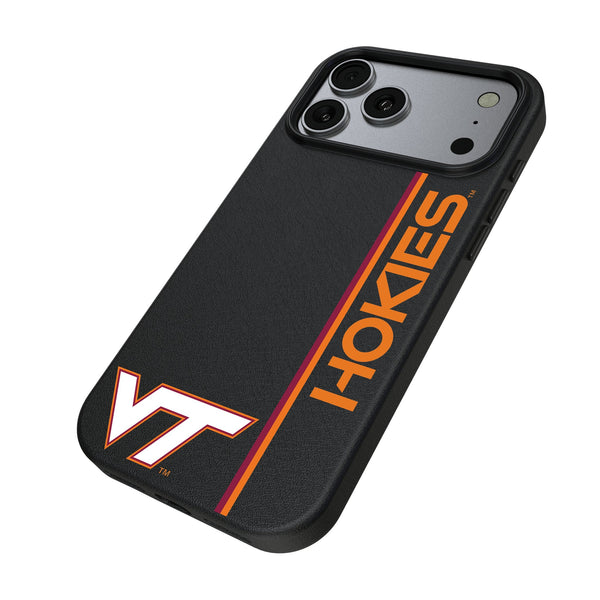 Virginia Tech Hokies Sidebar iPhone MagSafe Compatible Phone Case for Apple iPhone Iso.Jpg