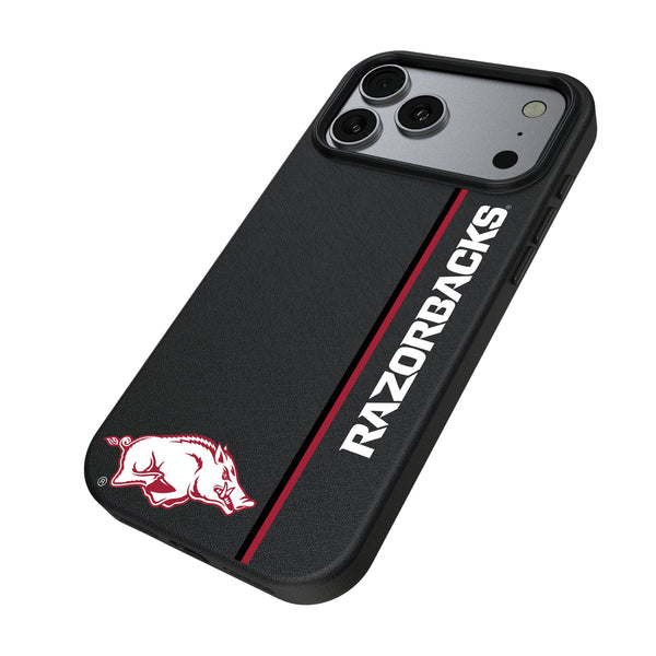 University of Arkansas Fayetteville Razorbacks Sidebar iPhone MagSafe Compatible Phone Case for Apple iPhone Iso.Jpg