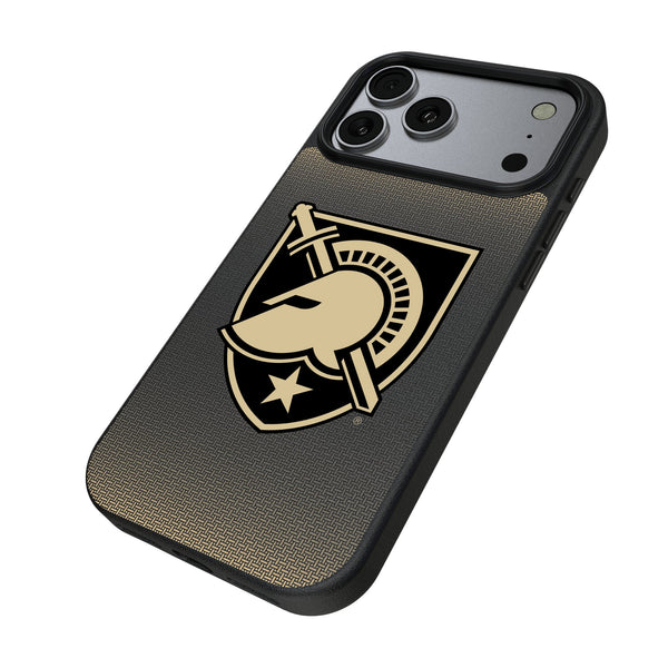 United States Military Academy Black Knights Linen iPhone MagSafe Compatible Phone Case for Apple iPhone Iso.Jpg