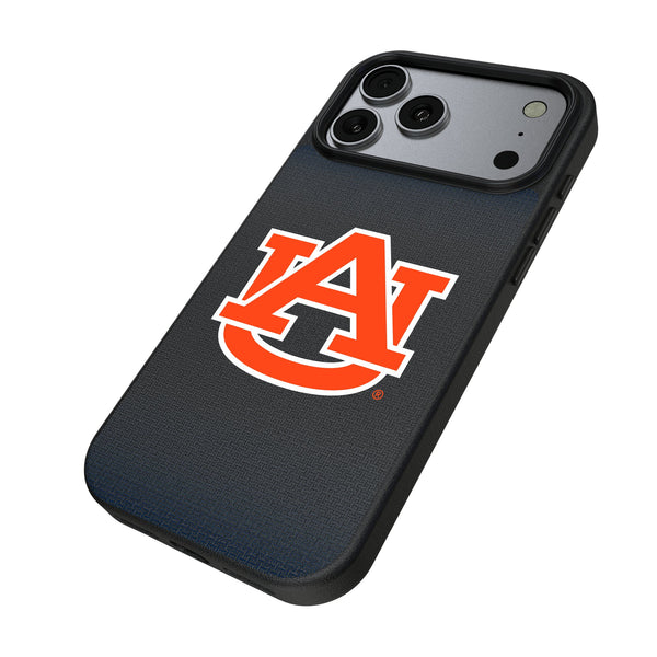 University of Auburn Tigers Linen iPhone MagSafe Compatible Phone Case for Apple iPhone Iso.Jpg