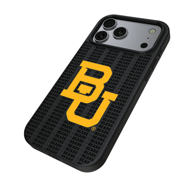 Baylor University Bears Text Backdrop iPhone MagSafe Compatible Phone Case for Apple iPhone Iso.Jpg