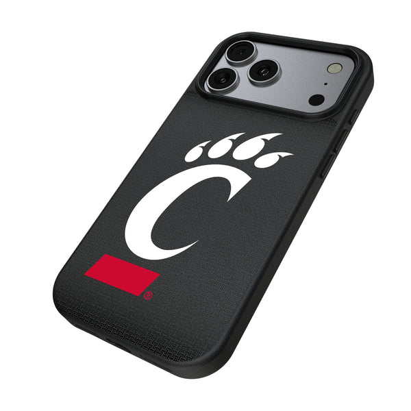 University of Cincinnati Bearcats Linen iPhone MagSafe Compatible Phone Case for Apple iPhone Iso.Jpg