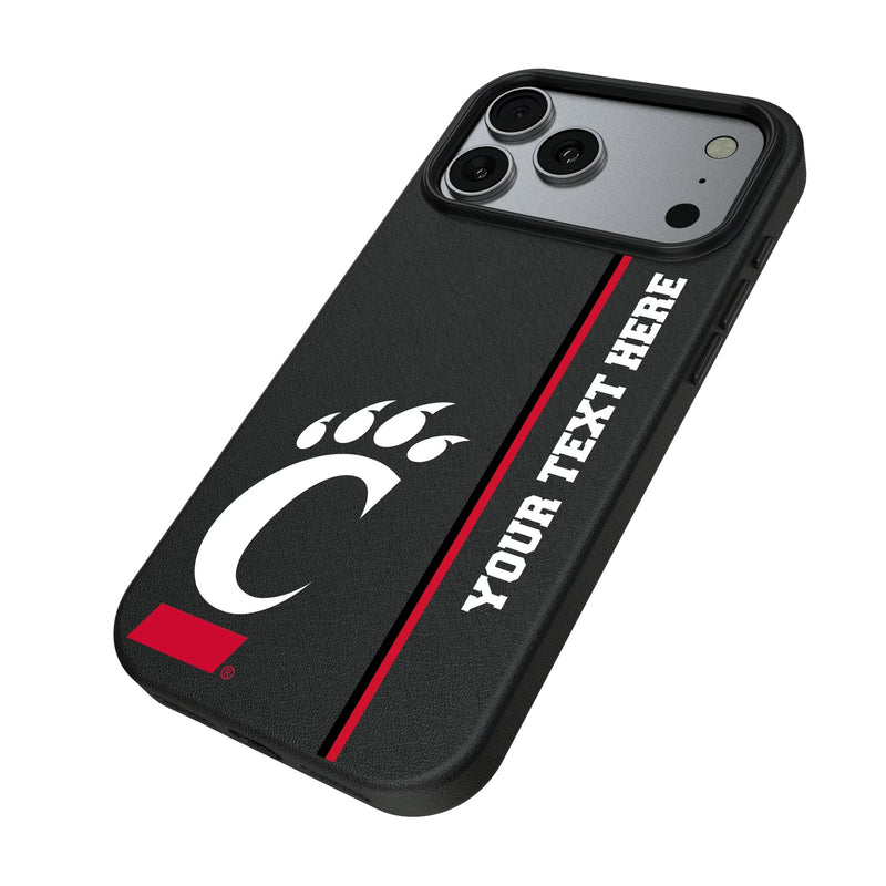 University of Cincinnati Bearcats Personalized Sidebard iPhone MagSafe Compatible Phone Case for Apple iPhone Iso.Jpg