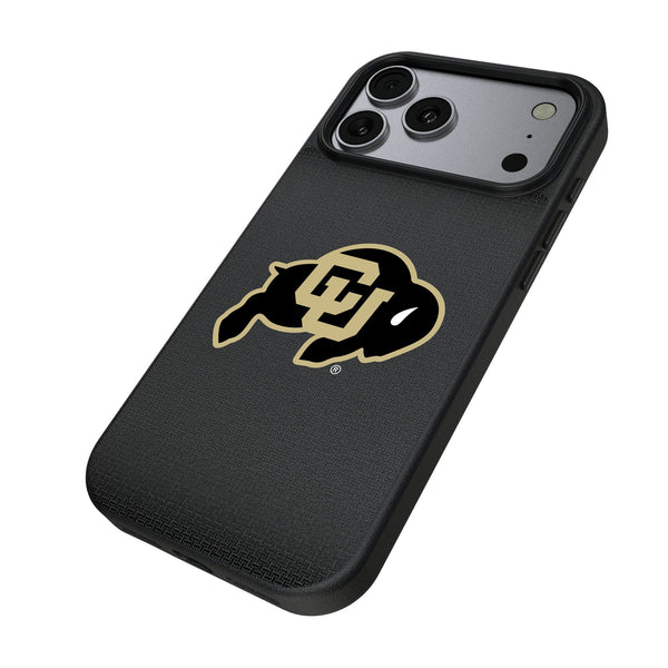 University of Colorado Buffaloes Linen iPhone MagSafe Compatible Phone Case for Apple iPhone Iso.Jpg