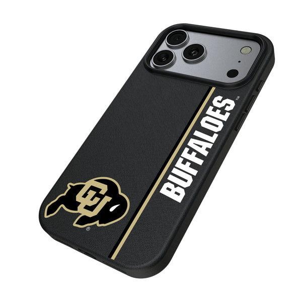 University of Colorado Buffaloes Sidebar iPhone MagSafe Compatible Phone Case for Apple iPhone Iso.Jpg