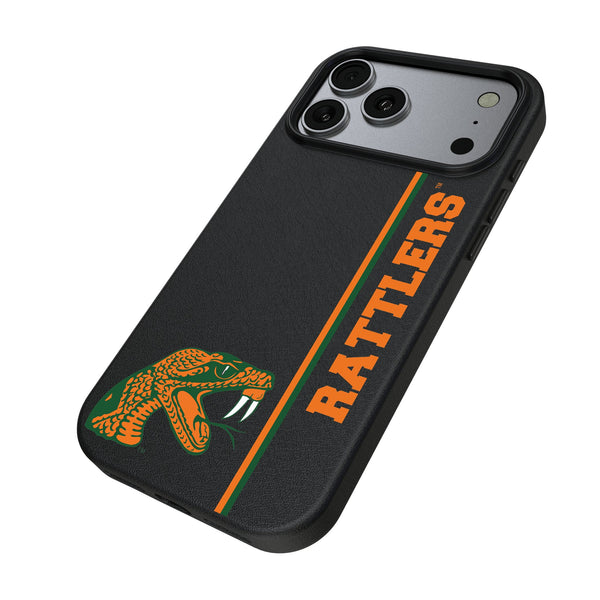 Florida A&M University Rattlers Sidebar iPhone MagSafe Compatible Phone Case for Apple iPhone Iso.Jpg