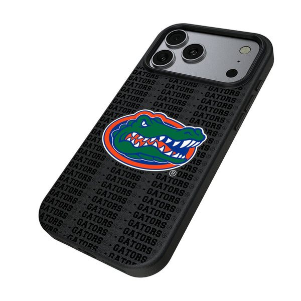 University of Florida Gators Text Backdrop iPhone MagSafe Compatible Phone Case for Apple iPhone Iso.Jpg
