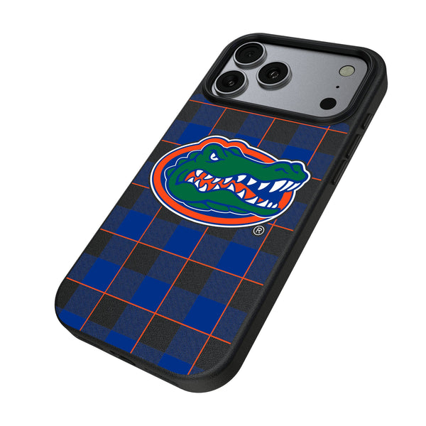 University of Florida Gators Plaid iPhone MagSafe Compatible Phone Case for Apple iPhone Iso.Jpg