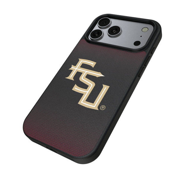 Florida State University Seminoles Athletic Wordmark Linen iPhone MagSafe Compatible Phone Case for Apple iPhone Iso.Jpg