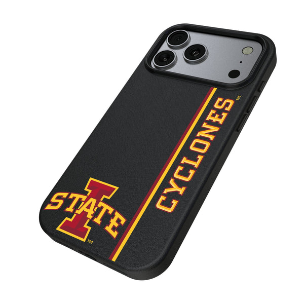 Iowa State University Cyclones Sidebar iPhone MagSafe Compatible Phone Case for Apple iPhone Iso.Jpg