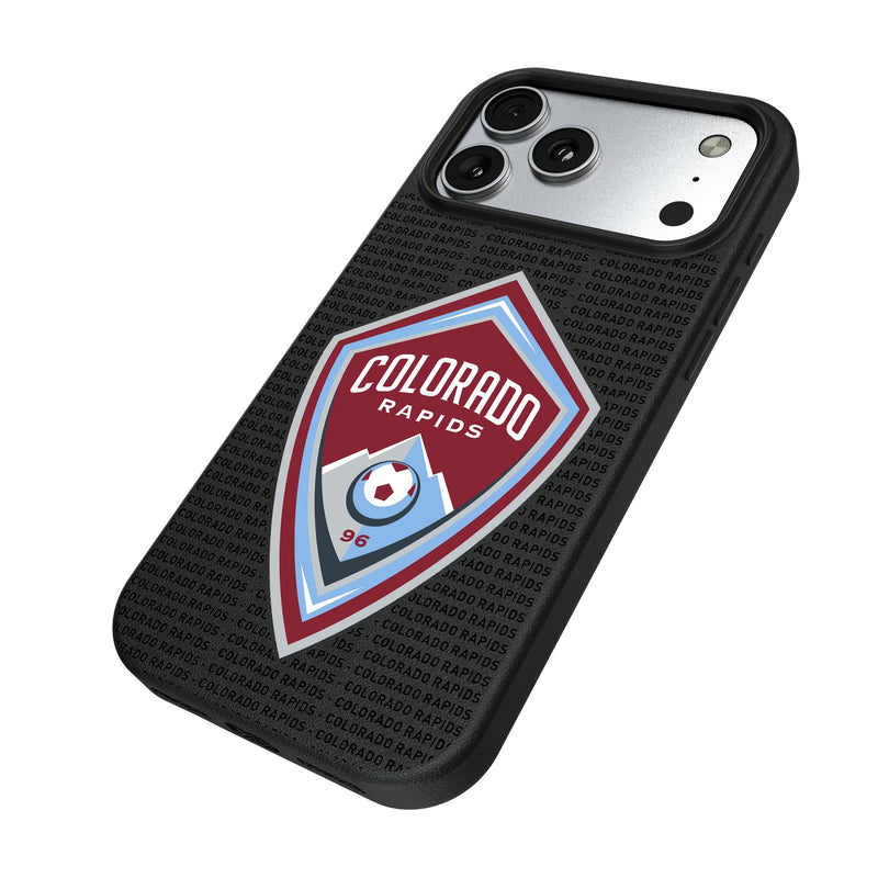 Colorado Rapids Text Backdrop iPhone MagSafe Compatible Phone Case for Apple iPhone Iso.Jpg