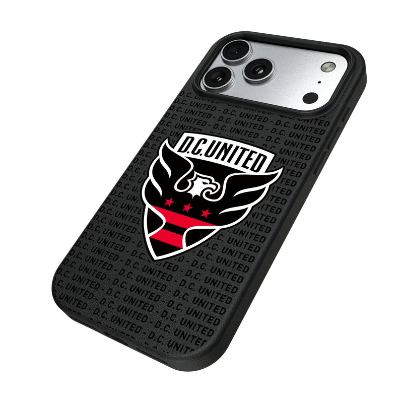 DC United Text Backdrop iPhone MagSafe Compatible Phone Case for Apple iPhone Iso.Jpg