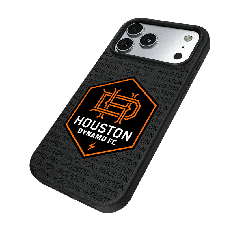 Houston Dynamo Text Backdrop iPhone MagSafe Compatible Phone Case for Apple iPhone Iso.Jpg