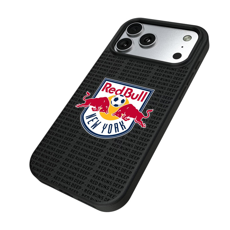 New York Red Bulls Text Backdrop iPhone MagSafe Compatible Phone Case for Apple iPhone Iso.Jpg