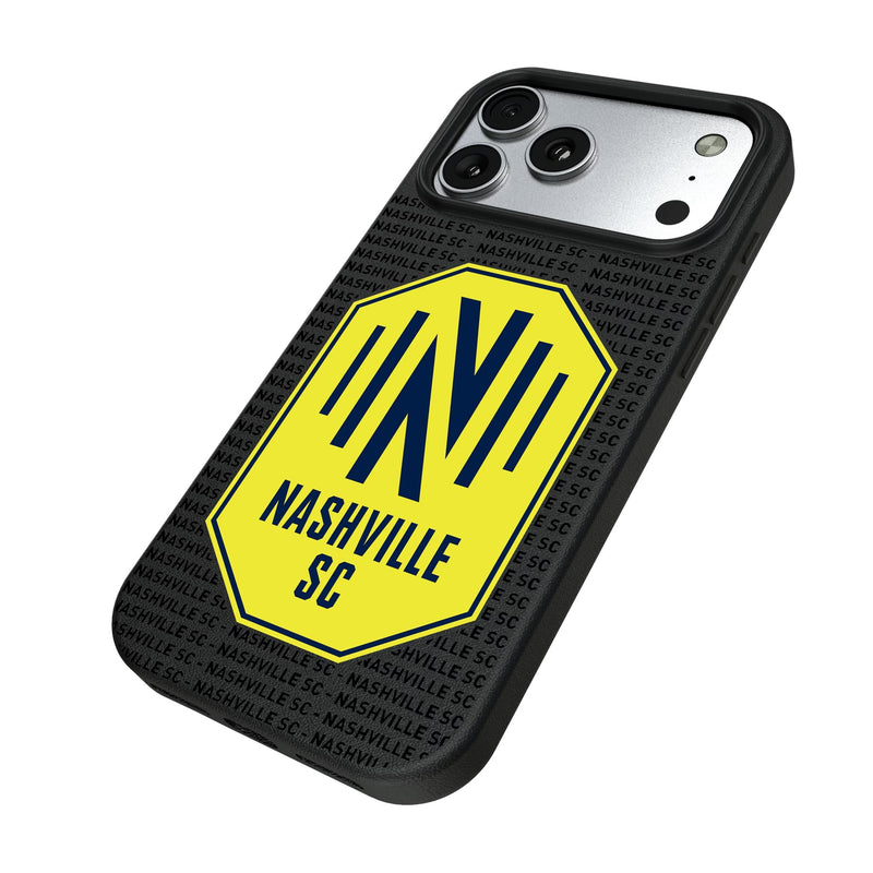 Nashville SC Text Backdrop iPhone MagSafe Compatible Phone Case for Apple iPhone Iso.Jpg