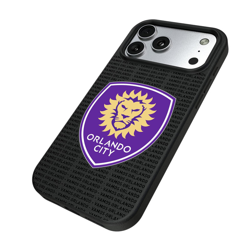 Orlando City Soccer Club Text Backdrop iPhone MagSafe Compatible Phone Case for Apple iPhone Iso.Jpg