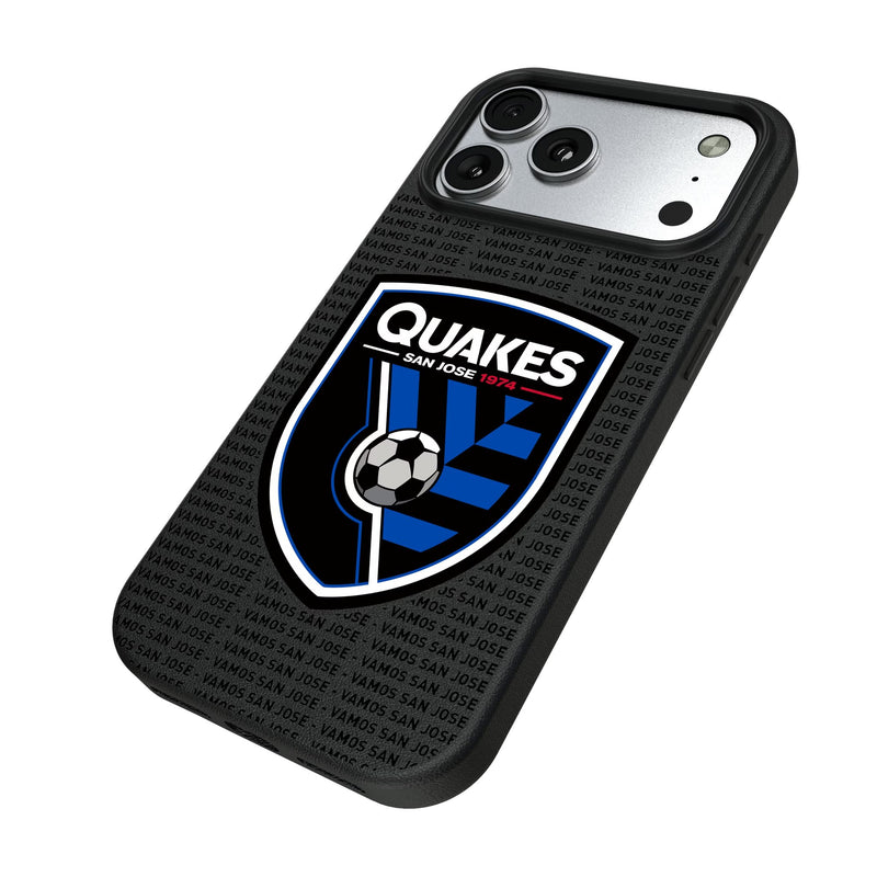 San Jose Earthquakes Text Backdrop iPhone MagSafe Compatible Phone Case for Apple iPhone Iso.Jpg