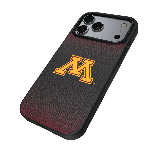 University of Minnesota Golden Gophers Linen iPhone MagSafe Compatible Phone Case for Apple iPhone Iso.Jpg