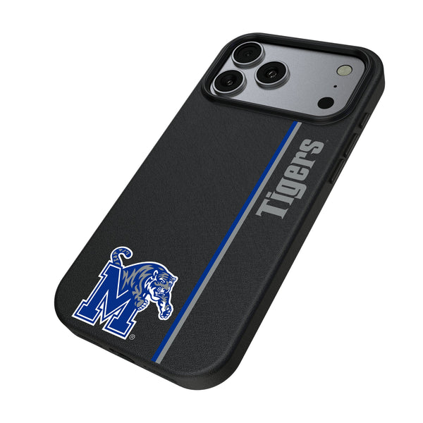 University of Memphis Tigers Sidebar iPhone MagSafe Compatible Phone Case for Apple iPhone Iso.Jpg