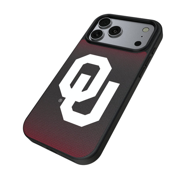 University of Oklahoma Sooners Linen iPhone MagSafe Compatible Phone Case for Apple iPhone Iso.Jpg