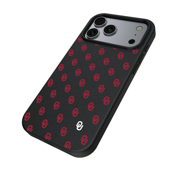 University of Oklahoma Sooners Fashion Pattern iPhone MagSafe Compatible Phone Case for Apple iPhone Iso.Jpg