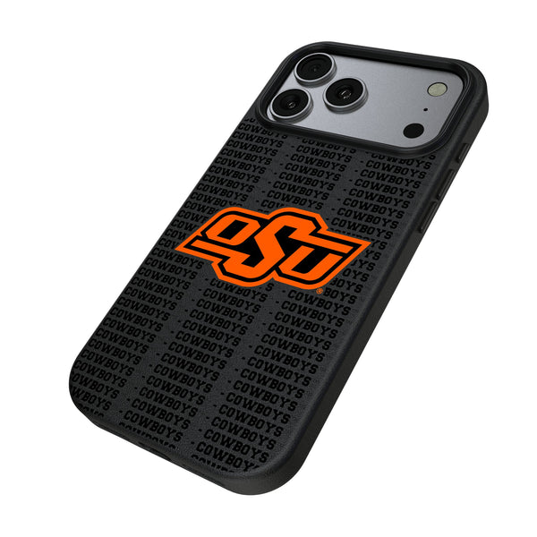 Oklahoma State University Cowboys Text Backdrop iPhone MagSafe Compatible Phone Case for Apple iPhone Iso.Jpg