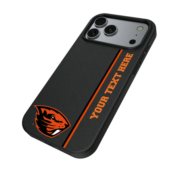 Oregon State University Beavers Personalized Sidebard iPhone MagSafe Compatible Phone Case for Apple iPhone Iso.Jpg