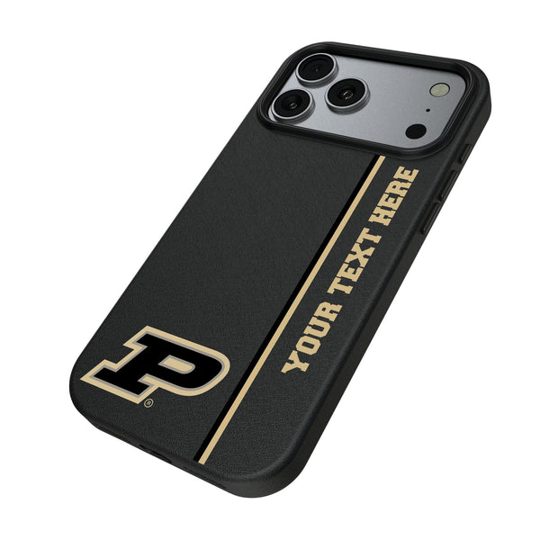 Purdue University Boilermakers Personalized Sidebard iPhone MagSafe Compatible Phone Case for Apple iPhone Iso.Jpg