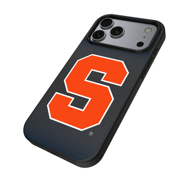 Syracuse University Orange Linen iPhone MagSafe Compatible Phone Case for Apple iPhone Iso.Jpg