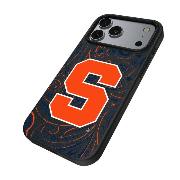 Syracuse University Orange Paisley iPhone MagSafe Compatible Phone Case for Apple iPhone Iso.Jpg