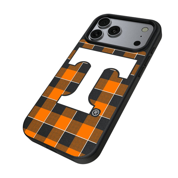 University of Tennessee Volunteers Plaid iPhone MagSafe Compatible Phone Case for Apple iPhone Iso.Jpg