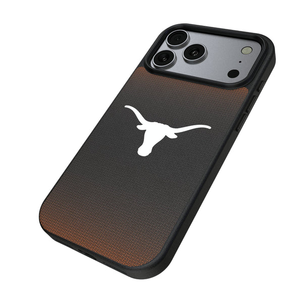 University of Texas Longhorns Linen iPhone MagSafe Compatible Phone Case for Apple iPhone Iso.Jpg