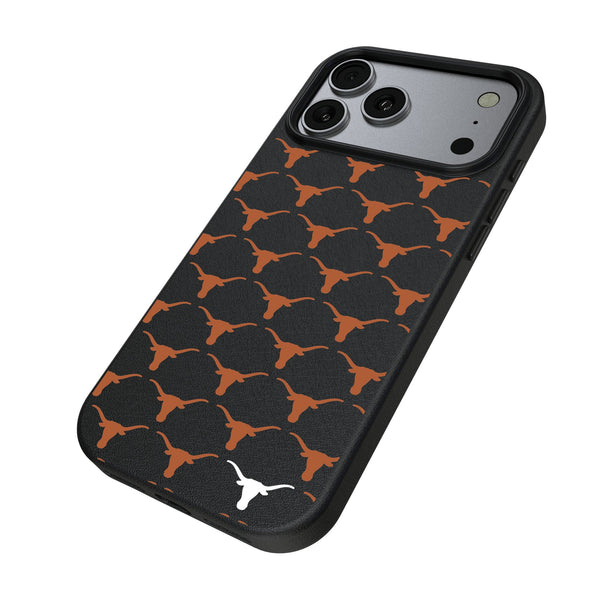 University of Texas Longhorns Fashion Pattern iPhone MagSafe Compatible Phone Case for Apple iPhone Iso.Jpg