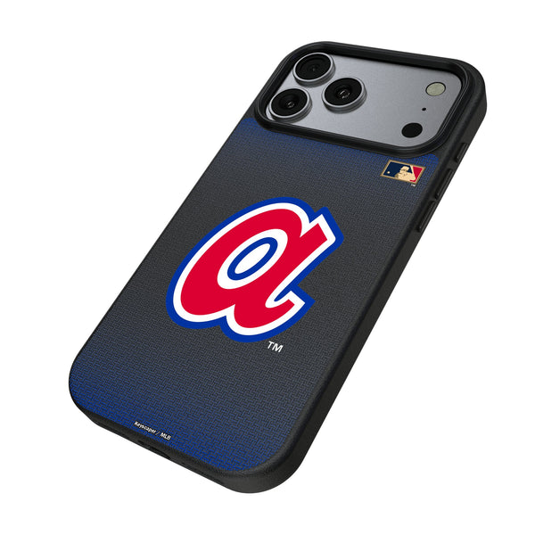 Atlanta Braves 1972-1980 - Cooperstown Collection Linen iPhone MagSafe Compatible Phone Case for Apple iPhone Iso.Jpg