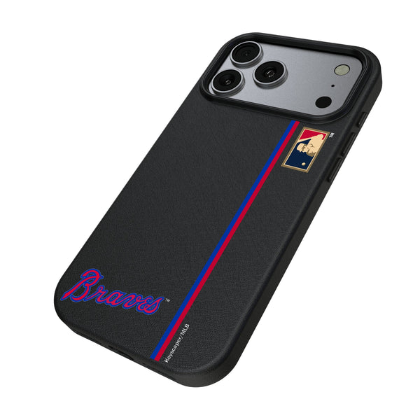 Atlanta Braves Home 2012 - Cooperstown Collection Sidebar iPhone MagSafe Compatible Phone Case for Apple iPhone Iso.Jpg