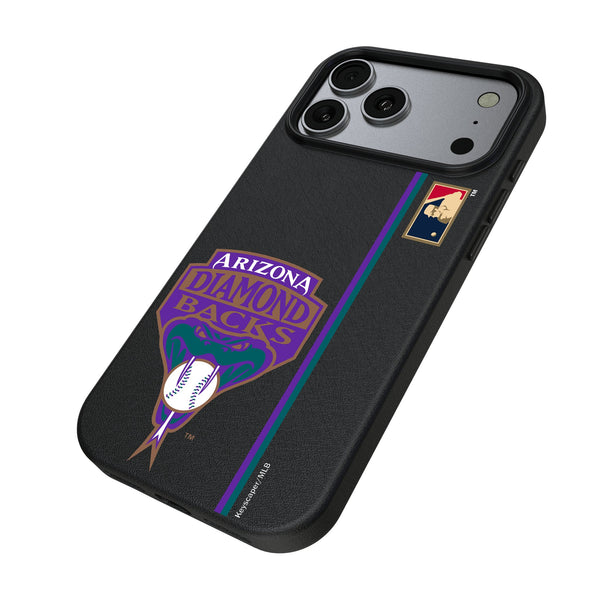 Arizona Diamondbacks 1999-2006 - Cooperstown Collection Sidebar iPhone MagSafe Compatible Phone Case for Apple iPhone Iso.Jpg