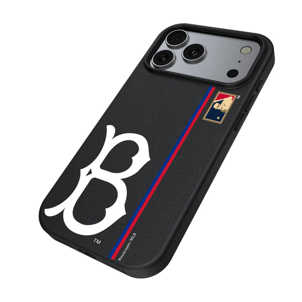 Brooklyn Dodgers 1949-1957 - Cooperstown Collection Sidebar iPhone MagSafe Compatible Phone Case for Apple iPhone Iso.Jpg