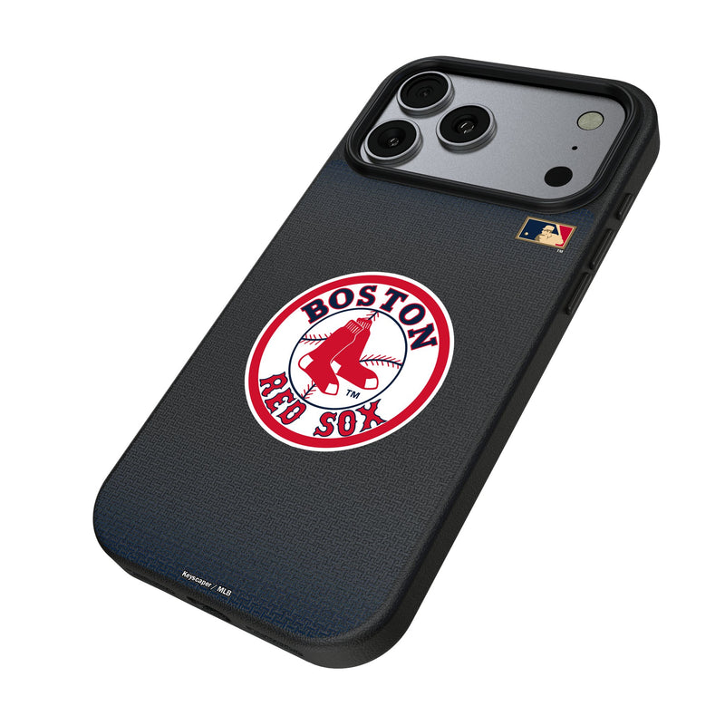 Boston Red Sox 1976-2008 - Cooperstown Collection Linen iPhone MagSafe Compatible Phone Case for Apple iPhone Iso.Jpg