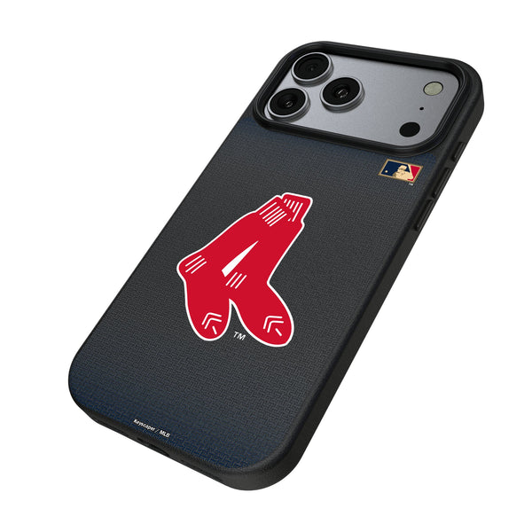 Boston Red Sox 1924-1960 - Cooperstown Collection Linen iPhone MagSafe Compatible Phone Case for Apple iPhone Iso.Jpg