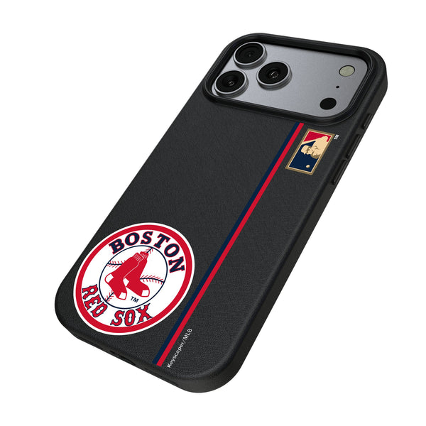 Boston Red Sox 1976-2008 - Cooperstown Collection Sidebar iPhone MagSafe Compatible Phone Case for Apple iPhone Iso.Jpg