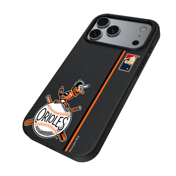 Baltimore Orioles 1954-1963 - Cooperstown Collection Sidebar iPhone MagSafe Compatible Phone Case for Apple iPhone Iso.Jpg