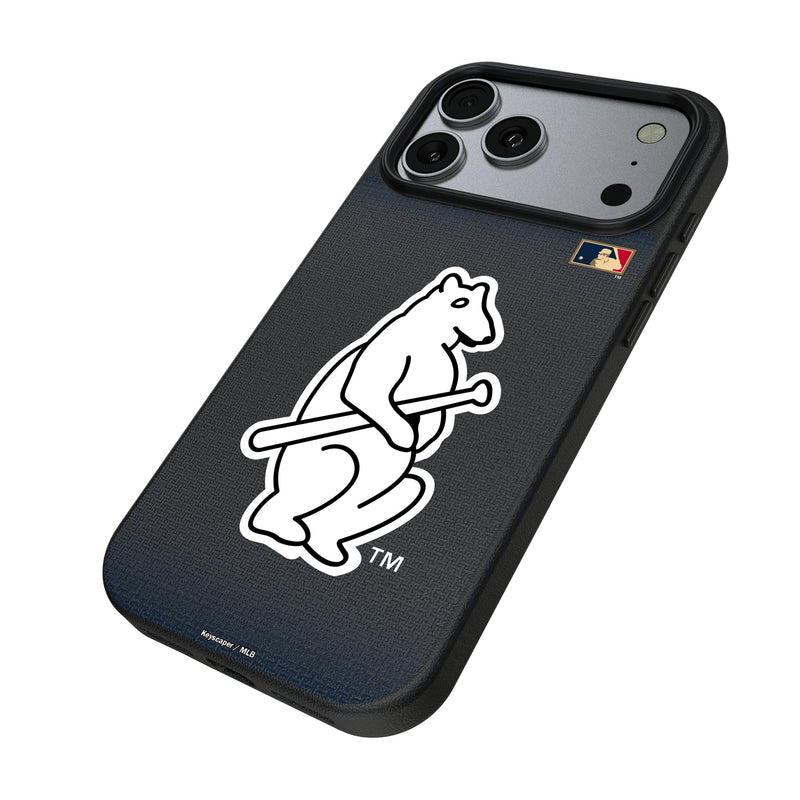 Chicago Cubs 1914 - Cooperstown Collection Linen iPhone MagSafe Compatible Phone Case for Apple iPhone Iso.Jpg