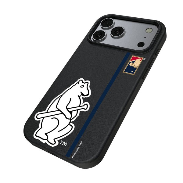 Chicago Cubs 1914 - Cooperstown Collection Sidebar iPhone MagSafe Compatible Phone Case for Apple iPhone Iso.Jpg