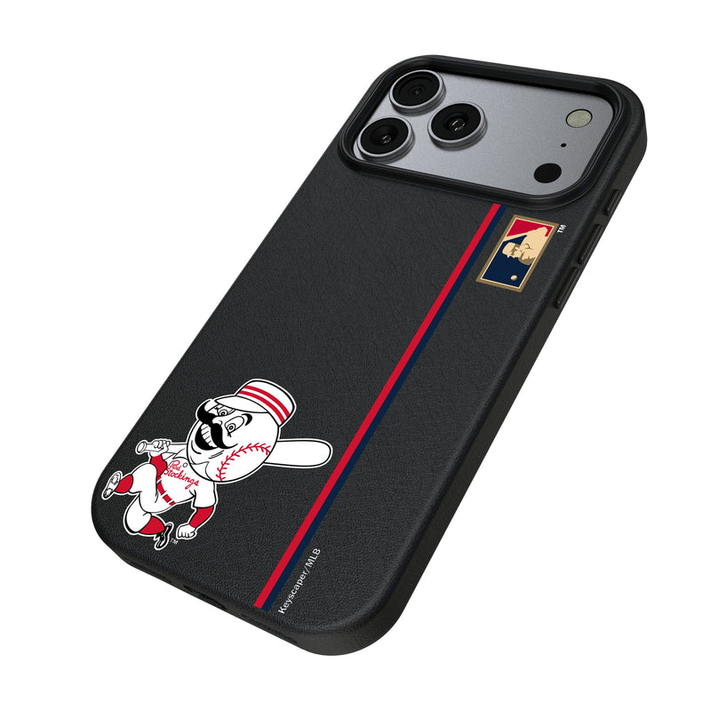 Cincinnati Reds 1953-1967 - Cooperstown Collection Sidebar iPhone MagSafe Compatible Phone Case for Apple iPhone Iso.Jpg