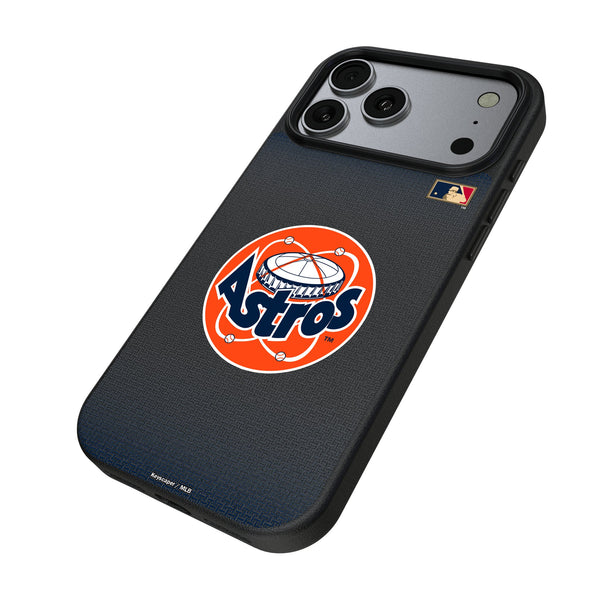 Houston Astros 1977-1993 - Cooperstown Collection Linen iPhone MagSafe Compatible Phone Case for Apple iPhone Iso.Jpg