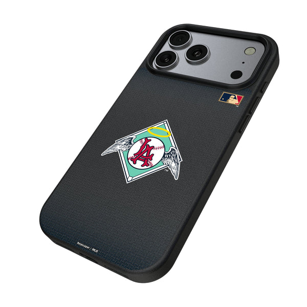 LA Angels 1961-1965 - Cooperstown Collection Linen iPhone MagSafe Compatible Phone Case for Apple iPhone Iso.Jpg