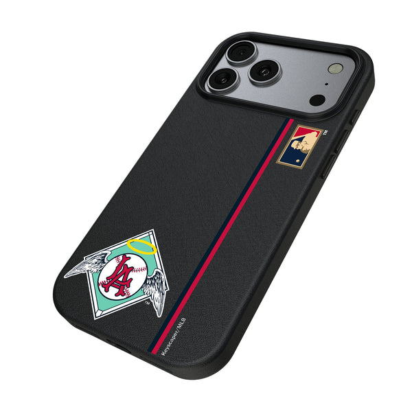 LA Angels 1961-1965 - Cooperstown Collection Sidebar iPhone MagSafe Compatible Phone Case for Apple iPhone Iso.Jpg