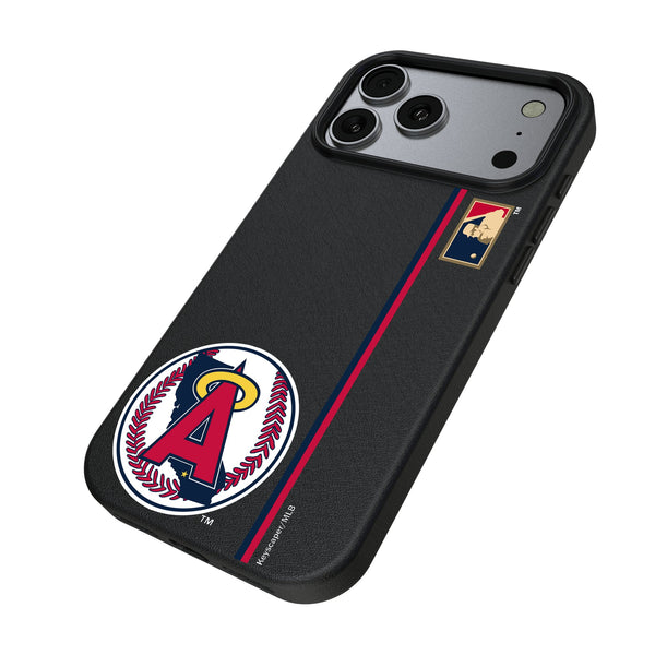LA Angels 1986-1992 - Cooperstown Collection Sidebar iPhone MagSafe Compatible Phone Case for Apple iPhone Iso.Jpg