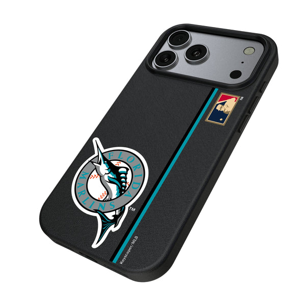 Miami Marlins 1993-2011 - Cooperstown Collection Sidebar iPhone MagSafe Compatible Phone Case for Apple iPhone Iso.Jpg